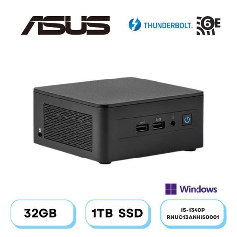 RNUC13WSHI50001(DIY)結晶龍雷BWP ASUS 華碩 NUC迷你電腦