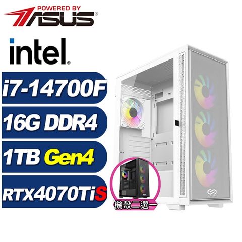 ASUS 華碩 (DIY)月光塔L25C(i7-14700F/B760/16G/1TB M.2/RTX 4070 TI SUPER)