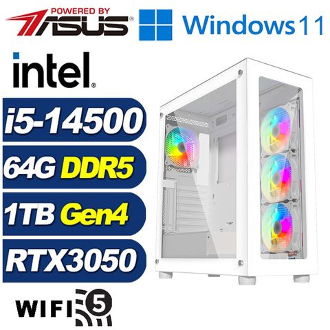 (DIY)草原狐J14CW(i5-14500/華碩B760/64G/1TB M.2/RTX 3050/Win11)