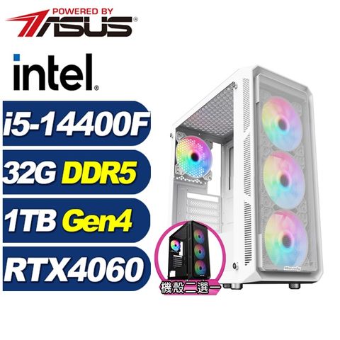 ASUS 華碩 (DIY)溶岩龍K50C(i5-14400F/B760/32G/1TB M.2/RTX 4060)