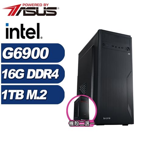 ASUS 華碩 (DIY)飛雷龍N49C(G6900/H610/16G/1TB M.2)