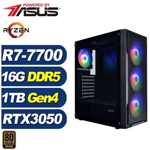 (DIY)風鈴木J2DC(R7-7700/華碩A620/16G/1TB M.2/RTX 3050)