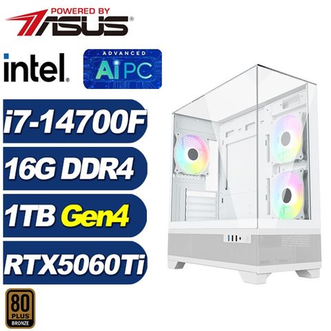 (DIY)光影K03C(i7-14700F/RTX 5060 Ti/華碩B760/16G/1TB M.2)