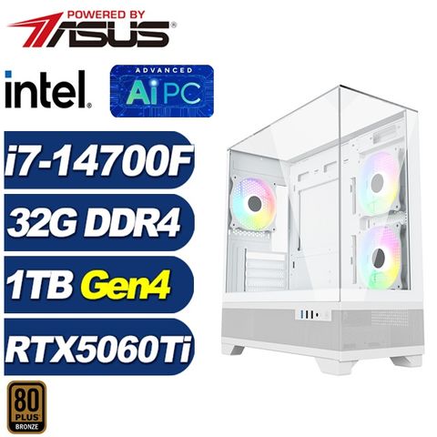 (DIY)光影K04C(i7-14700F/RTX 5060 Ti/華碩B760/32G/1TB M.2)