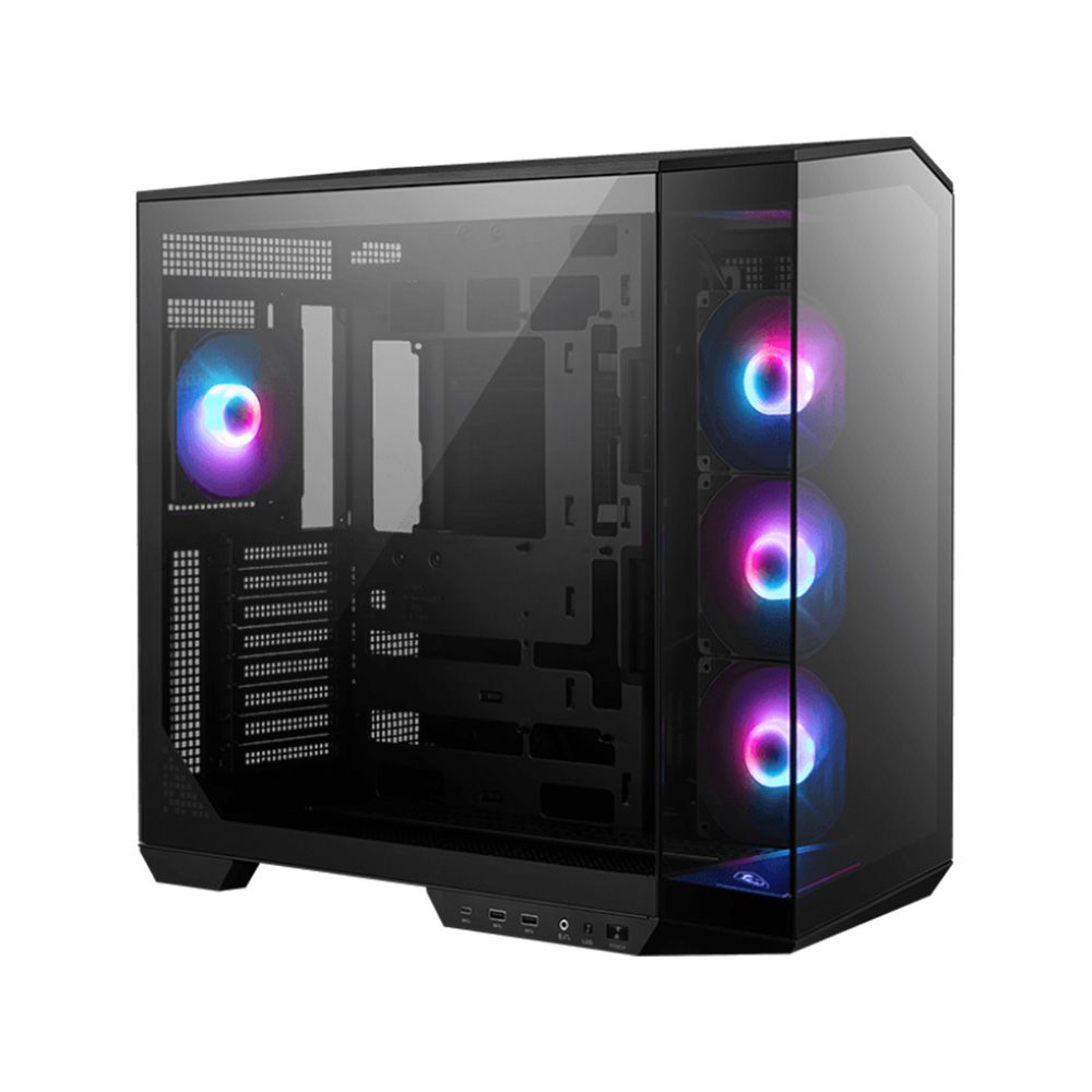 MSI 微星 【鋼鐵幽靈】Ultra 7二十核 RTX4070 WIN11海景房電競電腦(U7-265K/Z890/32G D5/2TB)