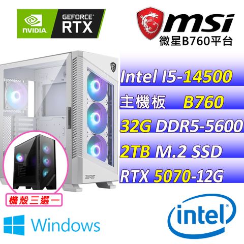 (DIY)洛雅幽谷Z W(I5-14500/微星B760/RTX5070/32G/2TB M.2/750W/WIN11)