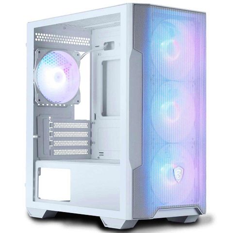 微星平台【正直正義】R5 六核 9060XT 海景房電競電腦(R5-7500F/B650/16G D5/2TB)