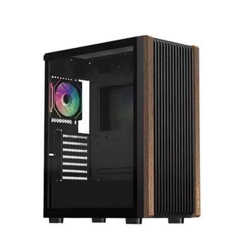 微星平台【正信】R5 六核 9060XT 海景房電競電腦(R5-7500F/B650/32G D5/2TB)