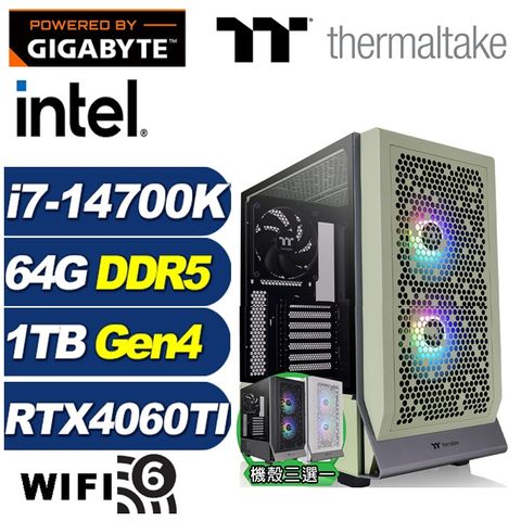 GIGABYTE 技嘉 (DIY)光透公爵(i7-14700K/Z790/64G/1TB M.2/RTX 4060TI)