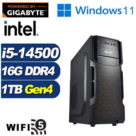 GIGABYTE 技嘉 (DIY)邊境祭司W(i5-14500/B760/16G/1TB M.2/Win11)