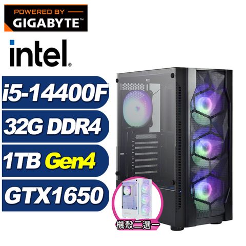 GeForce GTX 1650 4G技嘉B760平台「黑鳶巫師」i5十核獨顯電腦
