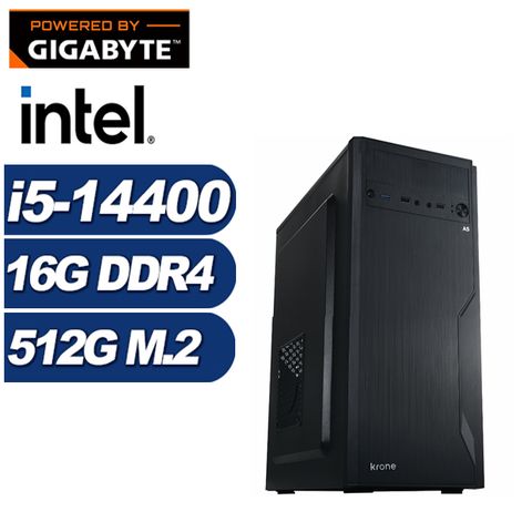 GIGABYTE 技嘉 (DIY)秘銀刺客(i5-14400/H610/16G/512G M.2)