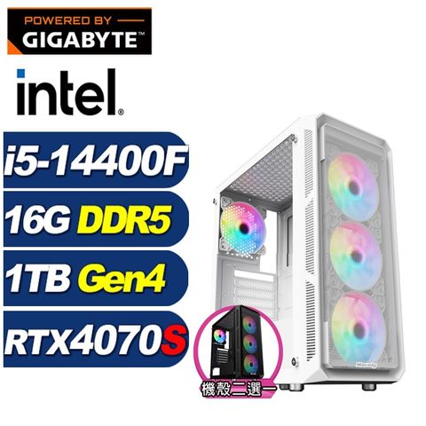 GIGABYTE 技嘉 (DIY)圓舞曲GL12C(i5-14400F/B760/16G/1TB M.2/RTX 4070 SUPER)