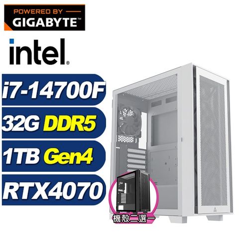 GeForce RTX 4070 12G技嘉B760平台「圓舞曲GL1BC」i7廿核獨顯電腦