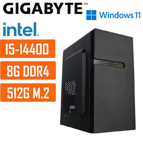 GIGABYTE 技嘉 (DIY)H610平台{仙女座星系020W} I5十核 WIN11超值文書電腦