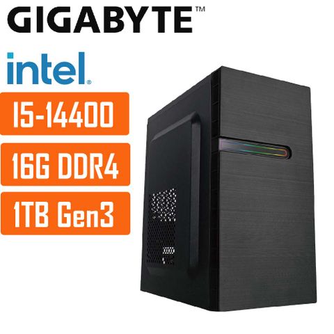 GIGABYTE 技嘉 (DIY)H610平台{仙女座星系021} I5十核 超值文書電腦