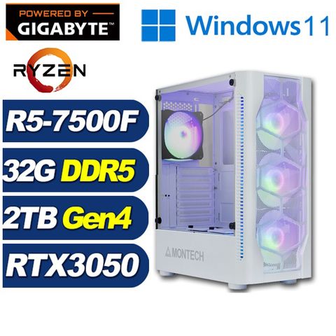 (DIY)草原狐J03DW(R5-7500F/技嘉A620/32G/2TB M.2/RTX 3050/Win11)