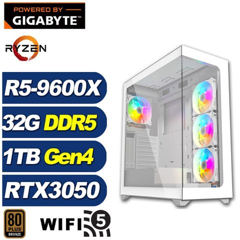 (DIY)烏瑞亞JA3C(R5 9600X/技嘉B650/32G/1TB M.2/RTX 3050)