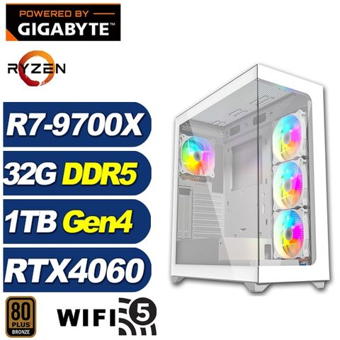 (DIY)烏瑞亞KADC(R7 9700X/技嘉B650/32G/1TB M.2/RTX 4060)