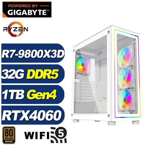 (DIY)驅逐艦K59C(R7 9800X3D/技嘉B650/32G/1TB M.2/RTX 4060/水冷)