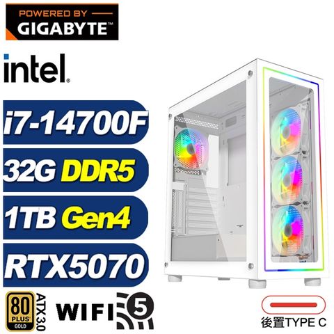 (DIY)朱庇特LDBC(i7-14700F/技嘉B760/32G/1TB M.2/RTX 5070)