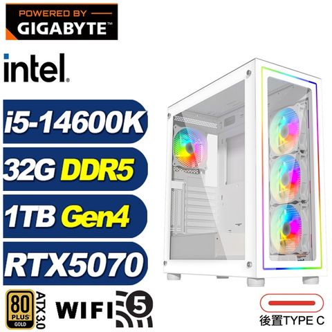 (DIY)朱庇特LDFC(i5-14600K/技嘉B760/32G/1TB M.2/RTX 5070)