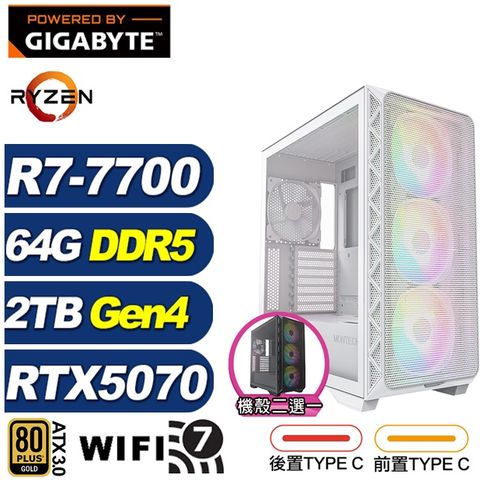 (DIY)巡洋艦LF8D(R7-7700/技嘉X870/64G/2TB M.2/RTX 5070)