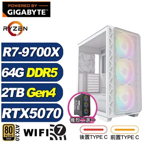 (DIY)巡洋艦LFED(R7 9700X/技嘉X870/64G/2TB M.2/RTX 5070)