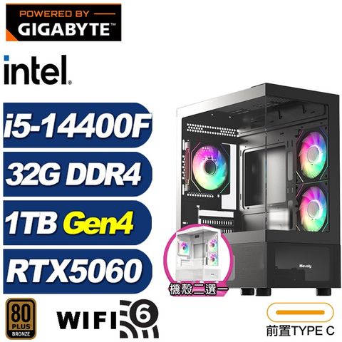 (DIY)暗影狐K8BC(i5-14400F/RTX 5060/技嘉B760/32G/1TB M.2)