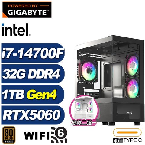 (DIY)暗影狐K8DC(i7-14700F/RTX 5060/技嘉B760/32G/1TB M.2)