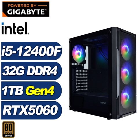 (DIY)暗影狐K7FC(i5-12400F/RTX 5060/技嘉B760/32G/1TB M.2)