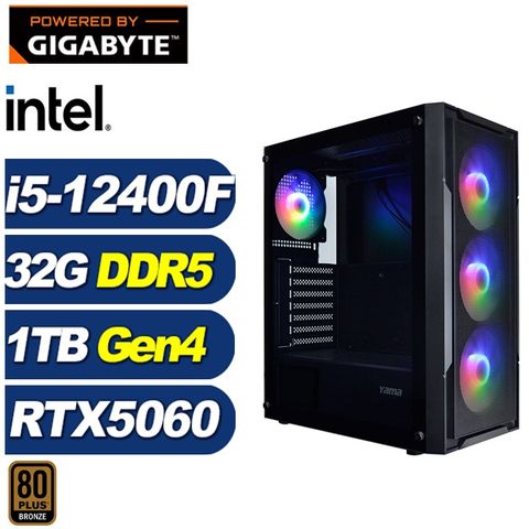 (DIY)暗影狐K85C(i5-12400F/RTX 5060/技嘉B760/32G/1TB M.2)