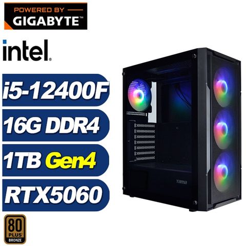 (DIY)暗影狐K7EC(i5-12400F/RTX 5060/技嘉B760/16G/1TB M.2)