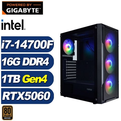 (DIY)暗影狐K82C(i7-14700F/RTX 5060/技嘉B760/16G/1TB M.2)