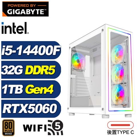 (DIY)暗影狐K8FC(i5-14400F/RTX 5060/技嘉B760/32G/1TB M.2)
