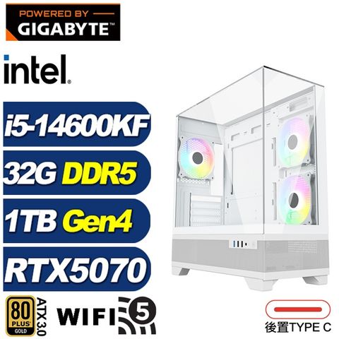 (DIY)護衛艦LD4C(i5-14600KF/RTX 5070/技嘉B760/32G/1TB M.2)