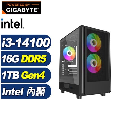 (DIY)泰美斯NBEC(i3-14100/技嘉B760/16G/1TB M.2)