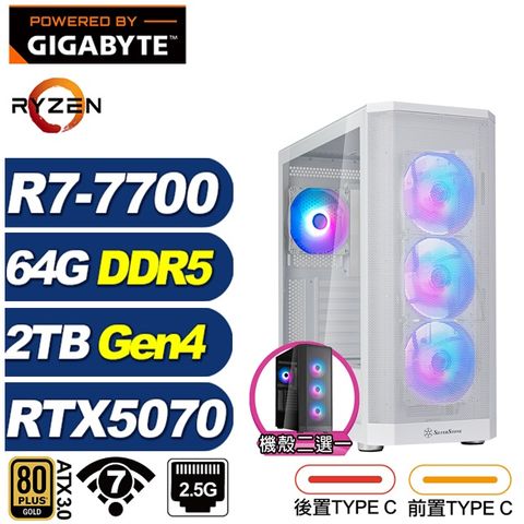 (DIY)登陸艦LF7D(R7-7700/RTX 5070/技嘉X870/64G/2TB M.2)