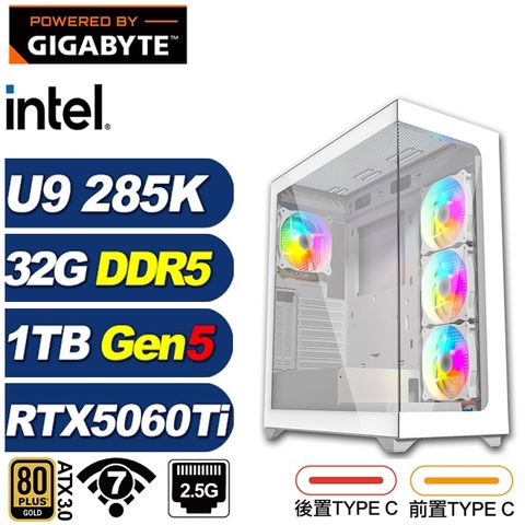 (DIY)金獅子K0FC(Ultra 9 285K/RTX 5060 Ti/技嘉Z890/32G/1TB M.2/水冷)