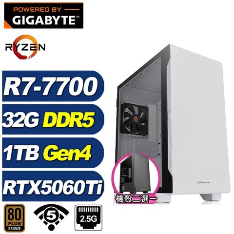 (DIY)全知者K2CC(R7-7700/RTX 5060 Ti 16G/技嘉B650/32G/1TB M.2)