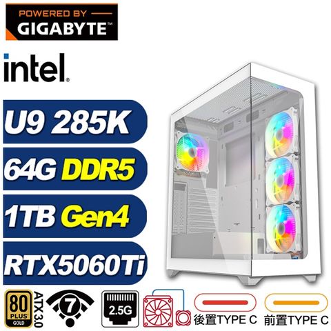 (DIY)馴獸師KD5C(Ultra 9 285K/RTX 5060 Ti 16G/技嘉Z890/64G/1TB M.2/水冷)