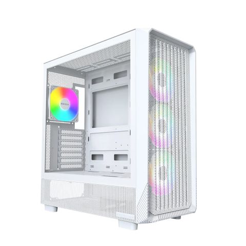 GIGABYTE 技嘉(DIY)【昕安理得W】Ryzen RX 9060XT Win11強效電競機(R5-7500F/B650/32G/1TB/WIFI)