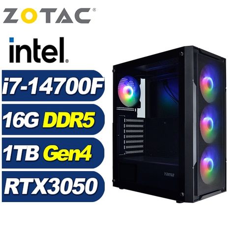 ZOTAC (DIY)雪原狼J09C(i7-14700F/技嘉B760/16G/1TB M.2/RTX 3050)