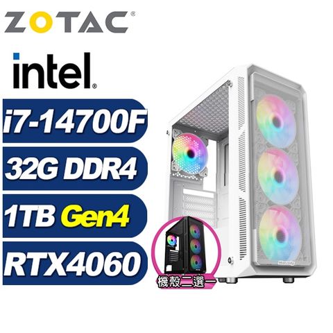 ZOTAC (DIY)暗星雲K18C(i7-14700F/華碩B760/32G/1TB M.2/RTX 4060)