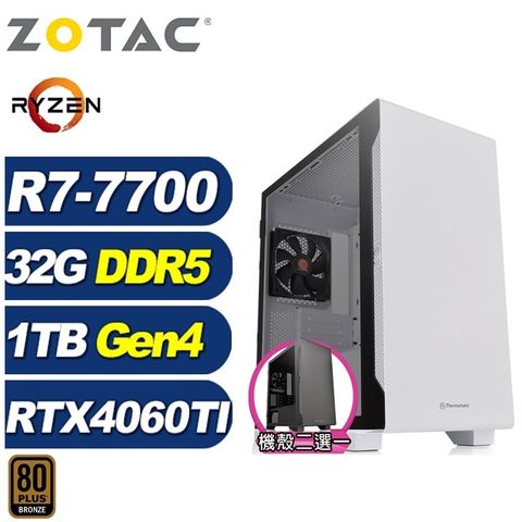 ZOTAC (DIY)風鈴木K0FC(R7-7700/華碩B650/32G/1TB M.2/RTX 4060TI)