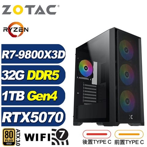 (DIY)光劍L0BC(R7 9800X3D/技嘉X870/32G/1TB M.2/RTX 5070)