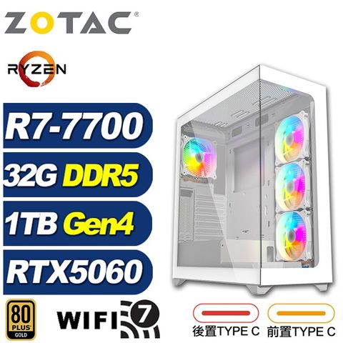 (DIY)白頰雀K01C(R7-7700/RTX 5060/技嘉X870/32G/1TB M.2)