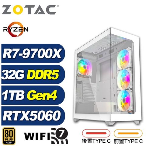 (DIY)白頰雀K05C(R7 9700X/RTX 5060/技嘉X870/32G/1TB M.2)