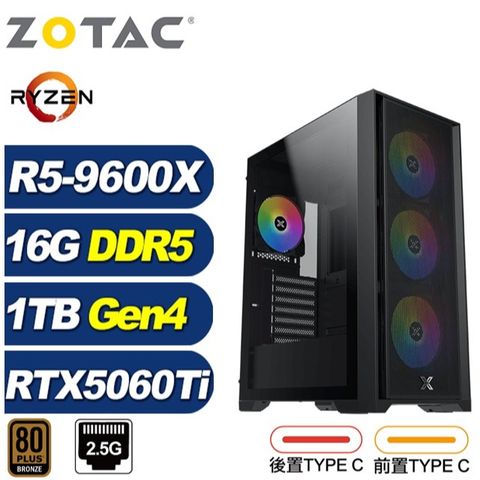 (DIY)深淵龍K71C(R5 9600X/RTX 5060 Ti/華碩B840/16G/1TB M.2)
