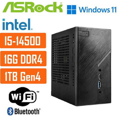 ASRock 華擎 (DIY)B760平台{仙女座星系026W} i5十四核 WIN11 超值文書電腦